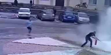 У Київській області жінка підпалила себе перед будівлею суду (фото)