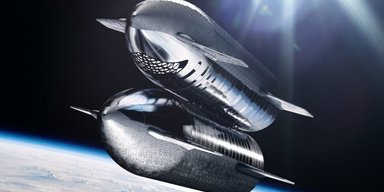 SpaceX проведе унікальний обмін паливом між двома кораблями Starship на орбіті (фото)