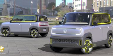 Незвичний електрокросовер Suzuki показали на перших зображеннях