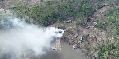ЗС РФ зводять понтонні переправи через Оскіл на Харківщині: в ЗСУ розповіли про їхній план