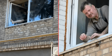 У Києві чоловік кричав "Слава Росії" і глумився з воїна, який втратив ногу (відео, фото)