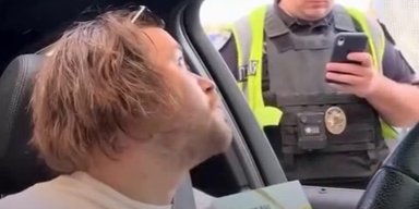 В Киеве водитель укусил полицейского и попал в ТЦК: детали (видео)
