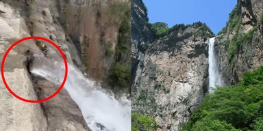 Розчарування століття. Найвищий водоспад Китаю виявився підробкою (відео)