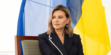 Елена Зеленская в костюме из черниговской шерсти посетила Генассамблею ООН (фото)