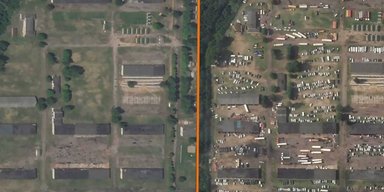 Близько 750 одиниць: журналісти порахували техніку в таборі ПВК "Вагнер" у Білорусі (фото)