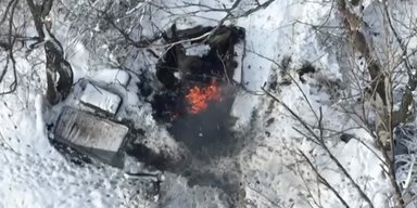 "Поки останній не згине": Січеславська бригада показала кадри знищення ЗС РФ (відео)