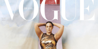 Модель "plus-size" Эшли Грэм снялась для бразильского Vogue (фото)