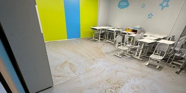 У Запоріжжі затопило підземну школу, яку нещодавно збудували за 111 млн гривень (фото)