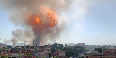 Взрыв слышали даже в Ватикане: в Риме более 30 человек пострадали из-за инцидента на заправке (видео)