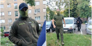 В масках і чорному одязі: в Ужгороді невідомі викрали експоліцейського Белецького — він опинився у ТЦК (фото)