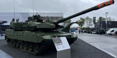 На выставке Eurosatory 2024 концерн KNDS показал танк Leopard 2A8 (фото)