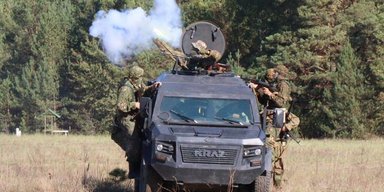 В Беларуси появились захваченные украинские броневики КрАЗ Cobra (фото)