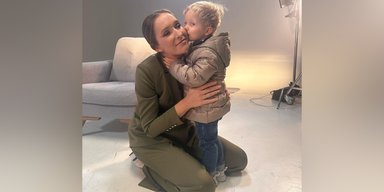 Риболовля, читання та бабусина вечеря: Осадча показала, як провела вихідний із синами (фото)