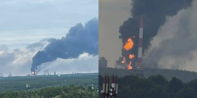 Дрони долетіли до російського Татарстану: у Нижньокамську вибухи і влучання (відео)