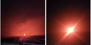 Почалися відключення світла: Алчевськ на окупованій Луганщині атакували дрони, палає підстанція (відео)