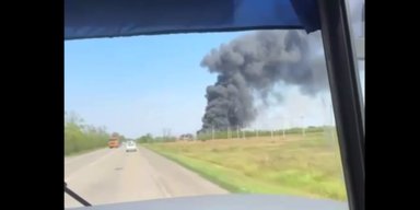"Співпало, що з тих країв щойно повернулись наші": в РФ спалахнув  склад з деталями для БПЛА