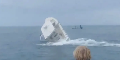 Забрал на дно: горбатый кит чуть не съел лодку вместе с рыбаками (видео)