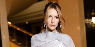 Нікітюк ховалася з 11-місячним сином в укритті під час обстрілу Києва (фото)
