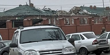 Дрон влучив у будівлю поліцейського спецназу в Грозному, є постраждалі: що відомо (фото)