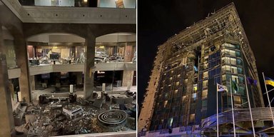 Обстріл Харкова: окупанти влучили ракетою в готель Kharkiv Palace (фото)