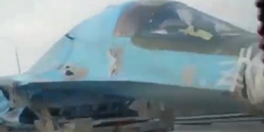 "Надеемся, окончательно долетался": в РФ заметили подбитый в Украине Су-34, — соцсети (фото)