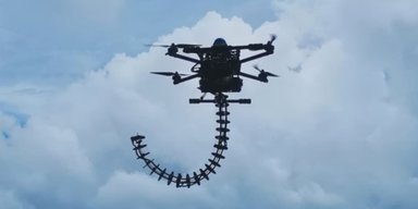 Инженеры создали дрон с "хоботом": зачем понадобилась такая необычная деталь