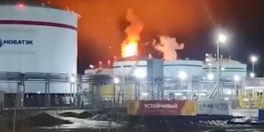В РФ пылает "Новатэк" в Усть-Луге и судостроительный завод в Выборге: последствия атаки БпЛА (видео)