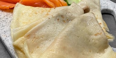 Заварные блинчики с сыром: рецепт очень вкусного блюда