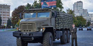 Трофейна бронемашина "Торнадо-У" служитиме в спецпідрозділі "Кракен" (фото)