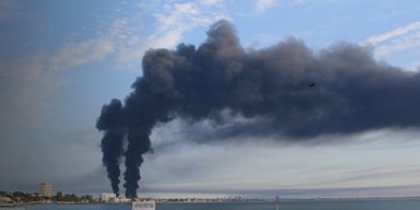 Нафтобазу у Феодосії захищав ЗРГК, який встановлено біля резиденції Путіна, — ЗМІ (фото)