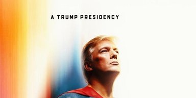 "Трамп Супермен": Білий дім опублікував фото президента у фантастичному костюмі