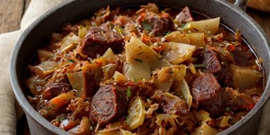 Бигос классический: рецепт вкусного блюда из свежей и квашеной капусты