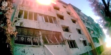 Горіло і диміло: поліція показали перші кадри після обстрілу Львова (відео)