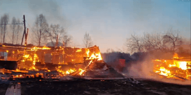 Через сильний ураган у Сибіру вирували пожежі: відомо про десятки постраждалих (фото)