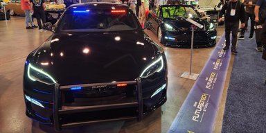 Українці презентували в США 1000-сильну Tesla для поліції Лос-Анджелеса (фото)