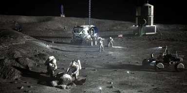 Місячний бетон: астронавт NASA на орбітальній станції готує основу для майбутньої бази на Місяці