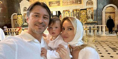 Состоялись в символическом месте: Сергей Притула поделился трогательными снимками с крестин сына (фото)