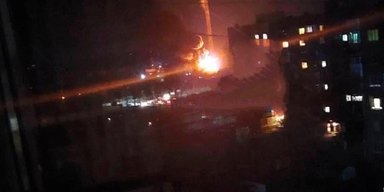В Брянске стая дронов атаковала склад с "шахедами", — соцсети (видео)
