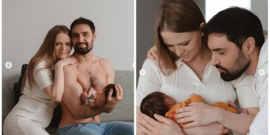 Как выглядит сын Виталия Козловского: певец показал фото двухмесячного малыша