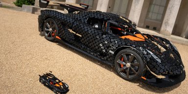 Развил скорость свыше 100 км/ч: суперкар из Lego установил рекорд скорости (видео)