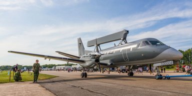 Cамолет ДРЛО Saab 340 AEW&C заметили над Львовской областью: в ВСУ возмутились публикацией данных