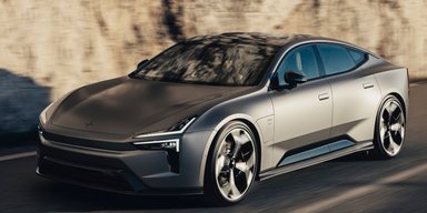 Мощный флагман: дебютировал конкурент Porsche Taycan от Volvo без заднего стекла (фото)