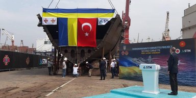 В Турции заложили второй корвет ADA для ВМС Украины (фото)