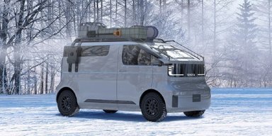 Toyota представила необычный электрический фургон для перевозок (фото)