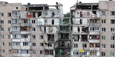 Вместо домов — руины: как выглядят Киев и Вишневое после масштабного удара РФ (фото)