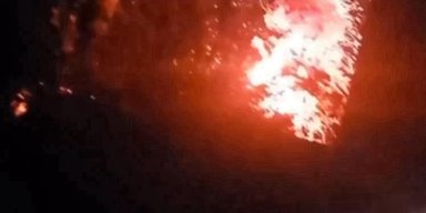 Ночная атака дронов: в Генштабе подтвердили поражение российской нефтебазы (видео)