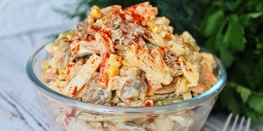 Салат "Добрая теща": рецепт сытного и вкусного блюда