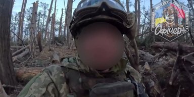 "По турникету и бандажу на каждой ноге": раненый морпех выстоял бой на левом берегу (видео)