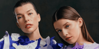 Милла Йовович с дочерью Эвер снялись для модного бренда (фото)