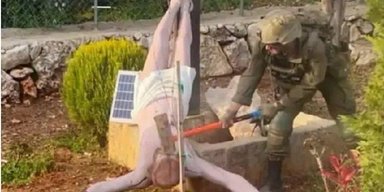 Ізраїльський військовий розбив статую Ісуса Христа у Лівані: у Єрусалимі вибачаються